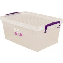 Herşey Trend Herşeytrend Şeffaf Çok Amaçlı 30 Lt Dikdörtgen Saklama Kabı 48X32X29 ROYALEKS-82113