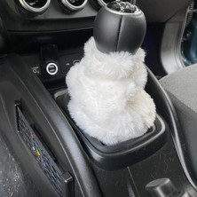 LTG Nova Yumuşak Peluş Vites Körüğü Vites Süsü Beyaz