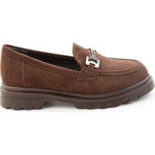 Bambi Kahve  Kadın Loafer Ayakkabı K01179828172
