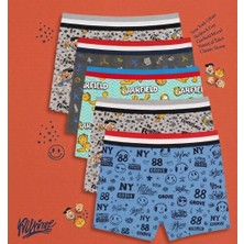 5'li Erkek Çocuk Boxer Pamuklu