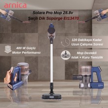 Arnica Solara Pro Mop 28.8V Şarjlı Dik Süpürge ET13470