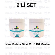 New Estela Profesyonel Bitki Özlü Kil Maske 600GR X2 Adet