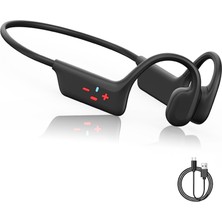 Kemik Iletimli Kulaklık - Ipx8 Su Geçirmez - Yüzme & Koşu Için - 32GB Hafıza - Siyah