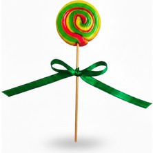 Honey Candy Balcı Şekerleme Küçük Boy 1 Adet Sosyete Şeker Kurdeleli Karışık Renk Tutti Frutti Aromalı Lolipop Şeker Bayram Şekeri