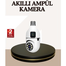 Senson Iki Yönlü Sesli Wifi Kamera – Ampul Tipi Ev ve Ofis Güvenlik Kamerası - Lisinya