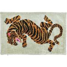 Soho Antiq Viola Kaplan Desenli Ikat Kırlent 60X40 cm