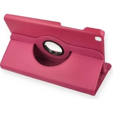 Renas Store Galaxy T290 Tab A 8 Kılıf 360 Tablet Deri Kılıf - Pembe