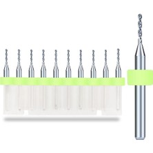 Emay Center 10 Adet 0.2mm Tungsten Karbür Delme Pcb Matkap Ucu