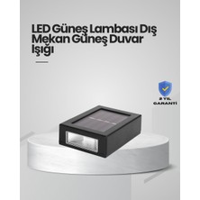 Northcity Güneş Enerjili LED Duvar Aydınlatması - IP65 Su Geçirmez Bahçe Işığı
