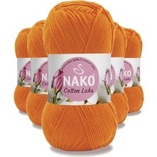Herşey Trend Herşeytrend 5 Adet Cotton Lüks Yelek Tunik Kazak Bluz Hırka Ipi Yünü Turuncu 97552
