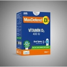 Edis Pharma Maxdefend Vitamin D3 400IU Oral Sprey 20 ml