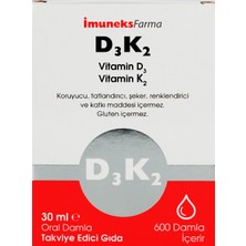 Imuneks Farma D3K2 Damla 30 ml