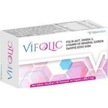 Tedafarma Vifolic 30 Yumuşak Kapsül