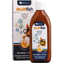 Medicago Multifish Omega Multivitamin Çinko Şurup 150 ml