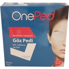 Dr. Prüfer One Ped Kendinden Yapışkanlı Göz Pedi 50'li