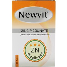 RCFARMA Newvit Çinko Picolinate İçeren Gıda Takviyesi 60 Tablet