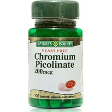 Nature's Bounty Chromium Picolinate 200 mcg