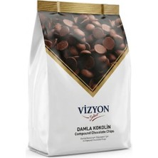 Vizyon Damla Kokolin Bitter 1 kg