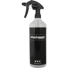 Fra-Ber Kimyasal Dayanıklı Ölçekli Canyon Sprey Başlıklı Şişe (Siyah) - 1000 ml