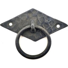 Uravas Store Antika Tarz Dekoratif Pirinç Yan Baklava Kapı Kulbu - 41X82 Mm, Oksit