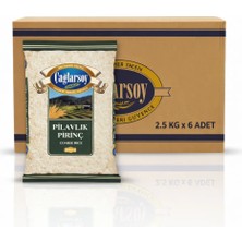 Çağlarsoy Organik Pilavlık Pirinç 2.5 kg x 6’lı Paket Yerli Bakliyat Sağlıklı Beslenme Yerli Üretim