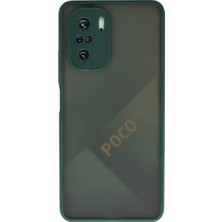 Uravas Store Poco F3 Kılıf Montreal Silikon Kapak - Yeşil