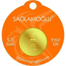 Nezihhan 0,25 g Çeyrek Gram Altın 22 Ayar Yüksek Kalite Malzeme ile Üretilmiştir