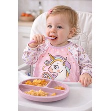 Pico Baby Bebek Unicorn Desenli Su Geçirmez Uzun Kollu Mama ve Etkinlik Önlüğü