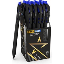 Silka Linc Tükenmez Kalem Starone 0,7 Mm Mavi Art.451 (25 Li Paket)