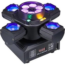 Westa Mini 4 Kollu Beam B-Eye Strobe ve Lazer Işık – 4'ü 1 Arada, Düğün Salonu , Eğlence Mekanı, Kına Salonları Işık Sistemi