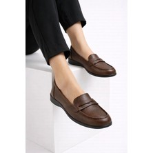 Slipcat Zamansız Tasarımlı Günlük Kullanıma Uygun Konforlu ve Şık Loafer Anne Ayakkabı