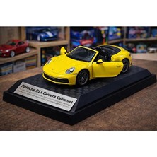 Scntoys Porsche 911 Carrera Cabriolet Diecast Model Araba 1:26 Ölçek Standlı Özel Araba