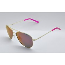 Polaroid Polaroıd Kıds PLD6012N 56 J5G Aı Altın Pembe  Gri Unısex Çocuk Güneş Gözlüğü