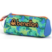 United Colors of Benetton Dinazor Desenli Tek Bölmeli Kalem Çantası 03664