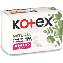 Kotex Natural Ultra Single Uzun 6lı