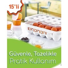 Herşey Trend Herşeytrend 15 Bölmeli Yumurta Kabı ROYALEKS-AK680