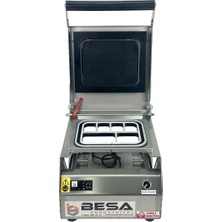 Besa Endüstriyel Besa Paslanmaz Altı Bölmeli Kahvaltı Tabak Paketleme Makinesi