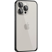 Uravas Store Iphone 15 Metal Bumper Mat Kapak - Siyah