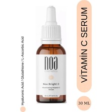 Leke Karşıtı Aydınlatıcı Vitamin C Serum - Hyaluronic Acid, Glutathione, Ascorbic Acid 30 ml