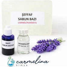 Carmelina Mavi Boya İle Sabun Yapım Seti (Mavi-Lavanta)