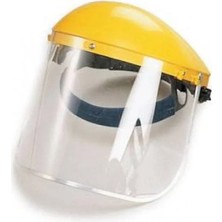 Uravas Store Tırpan Maskesi, Yüz Siperi - Şeffaf Camlı, Göz Alın Korumalı