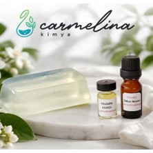 Carmelina Şeffaf Sabun Bazı 1 Kilo Yasemin Esansı ve Pembe Boya ile Özel Set