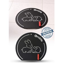 Omilife Siyah Silikon Gider Kapağı Koku Önleyici Lavabo Tıpası Banyo Mutfak Balkon Gider Matı