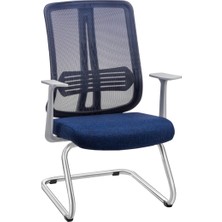 Pivotto Aqua Lacivert Fileli Misafir Koltuğu l  Bekleme Koltuğu l Sabit Kol