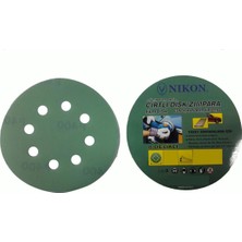 Uravas Store 52040 Kırılmaz Yeşil Cırt Zımpara 125X220 Kum 8 Delikli