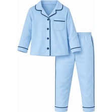 Bubito Mavi Renkli Bebek&Çocuk Pijama Takım Özel Tasarım