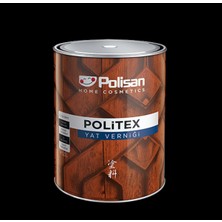 Polisan Politex Yat Verniği 0,75 lt Üretan Alkid Reçine Esaslı Ahşap Yüzeyler İçin Dayanıklı Vernik