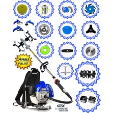 EISENN German 14 In 1 Gtx 900 Series Varna Seri Sırt Tipi Çim Ot Tırpanı Akrobat Çapa Aparatı