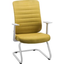 Pivotto Virgo Hardal Deri Misafir Koltuğu l Bekleme Koltuğu l Sabit Kol