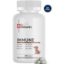 Dr. Nature's Köpek Multivitamin Immune  300 Tablet – Günlük Bağışıklık ve Vitamin Desteği